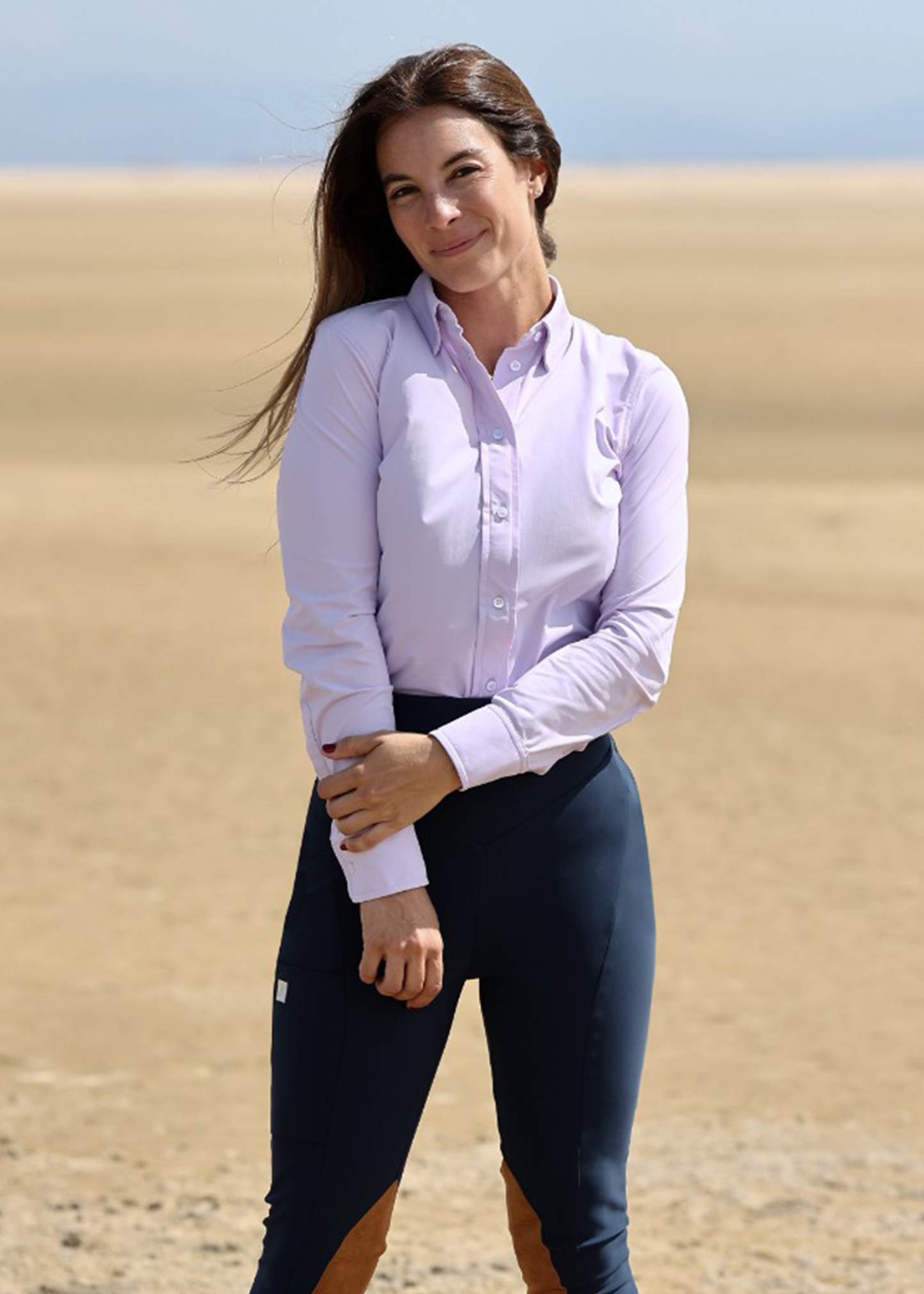 Yellow Riding Shirt Long sleeve horse riding shirt for ladies I Aisling Equestrian ...